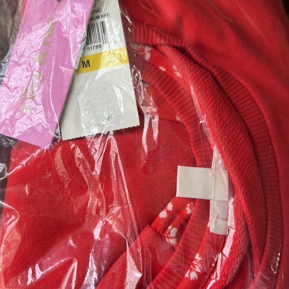 Riley & Rae Reagan Printed-Sleeve Sweater - Picture 2 of 3